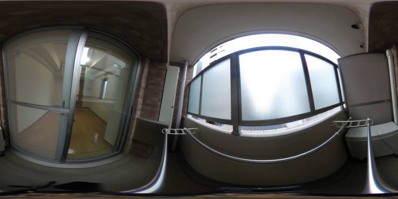 パノラマ画像バルコニー