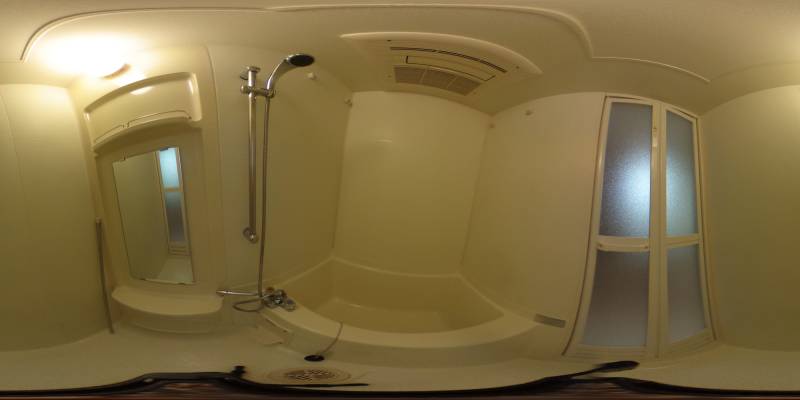 パノラマ画像バスルーム