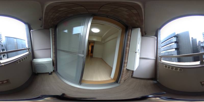 パノラマ画像バルコニー