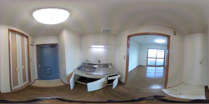 パノラマ画像キッチン