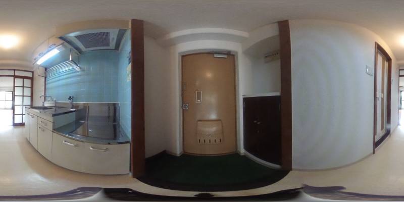 パノラマ画像玄関