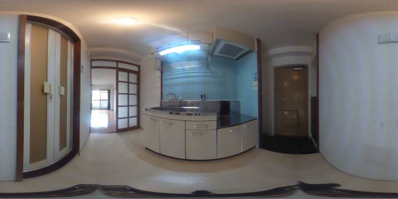 パノラマ画像キッチン