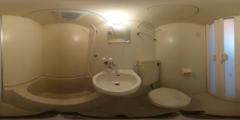 パノラマ画像バスルーム