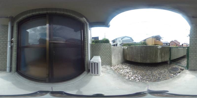 パノラマ画像バルコニー