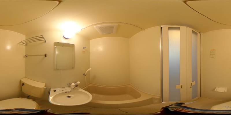 パノラマ画像バスルーム