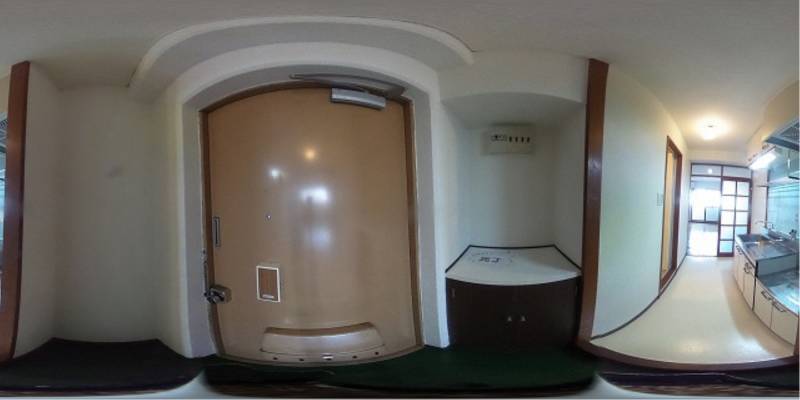 パノラマ画像玄関