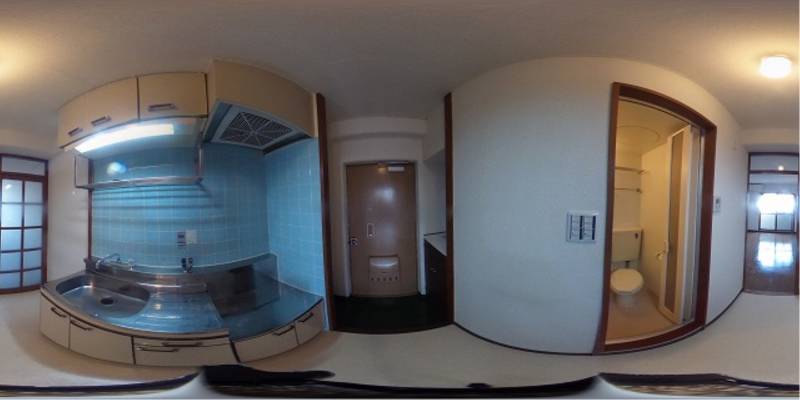 パノラマ画像キッチン