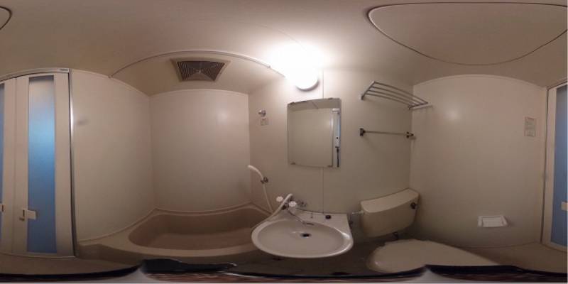 パノラマ画像バスルーム