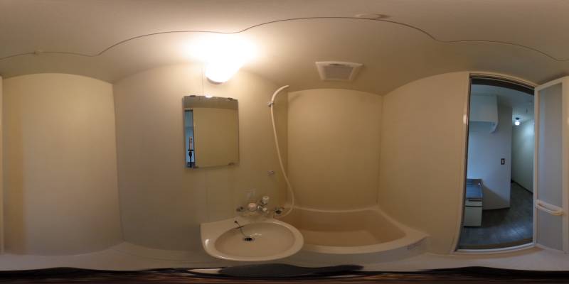 パノラマ画像バスルーム