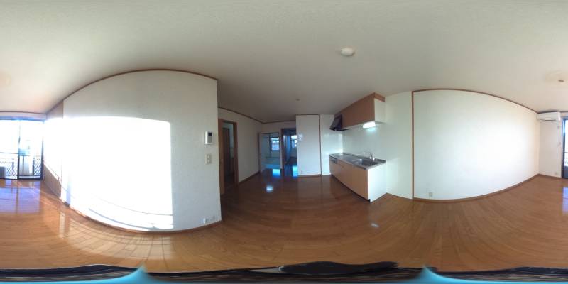 パノラマ画像リビング