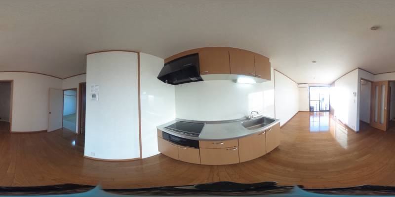 パノラマ画像キッチン