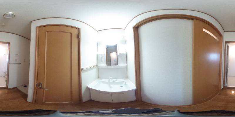 パノラマ画像洗面所