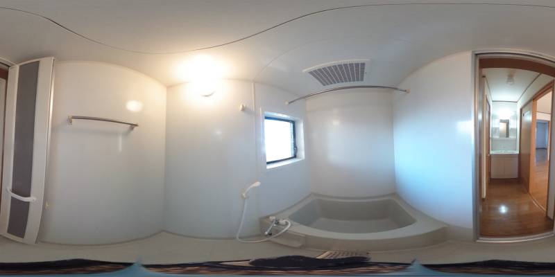 パノラマ画像バスルーム