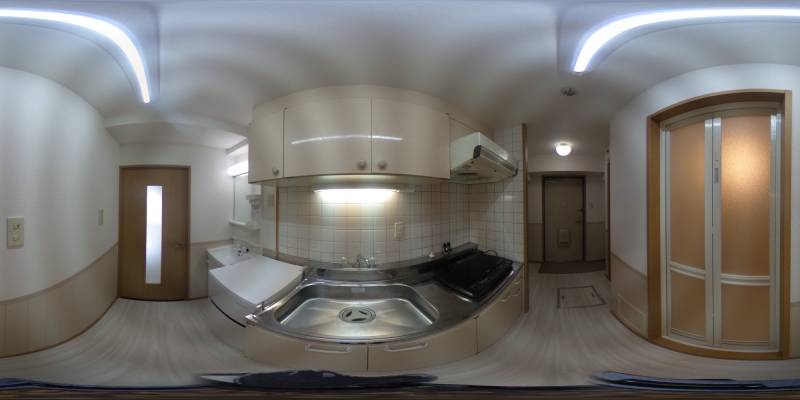 パノラマ画像キッチン