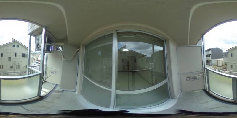パノラマ画像バルコニー