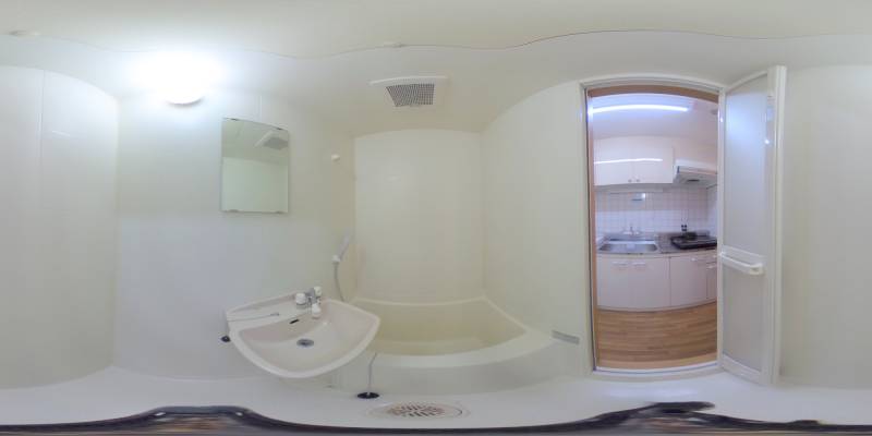 パノラマ画像バスルーム