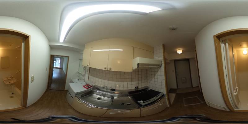 パノラマ画像キッチン