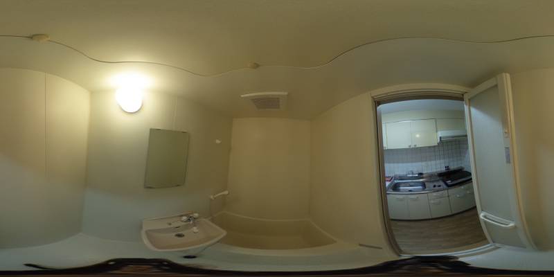 パノラマ画像バスルーム