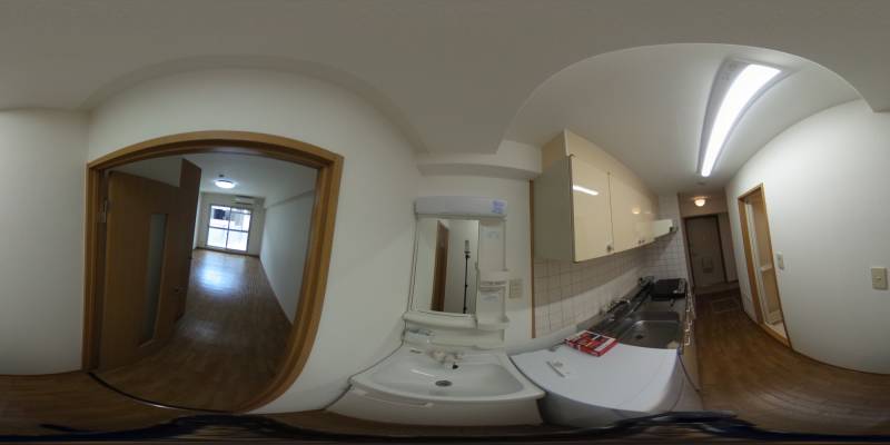 パノラマ画像洗面所