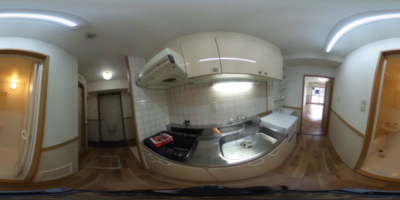 パノラマ画像キッチン