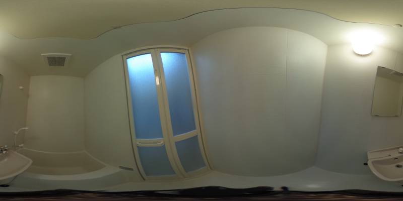 パノラマ画像バスルーム