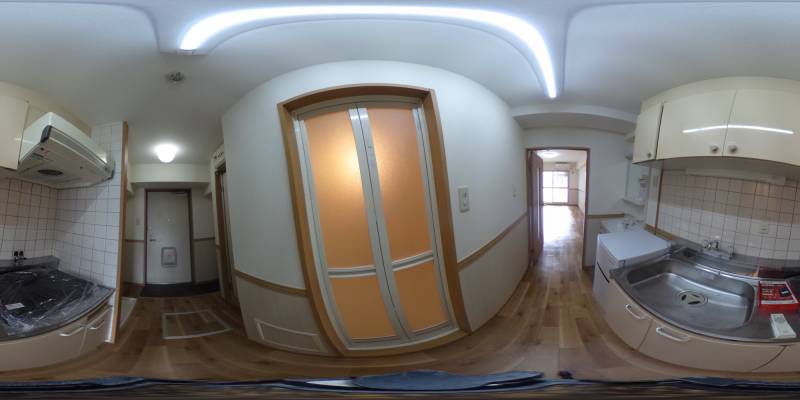 パノラマ画像キッチン