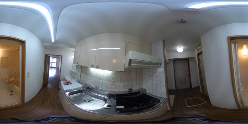 パノラマ画像キッチン