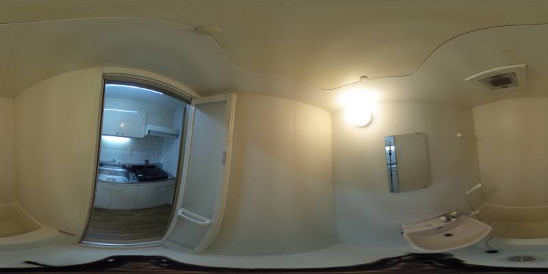 パノラマ画像バスルーム