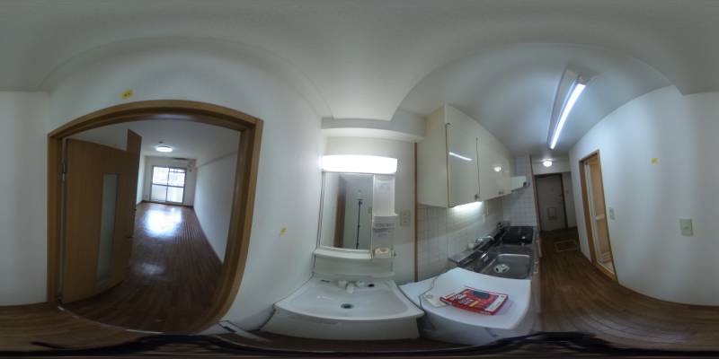 パノラマ画像洗面所