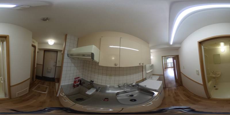 パノラマ画像キッチン