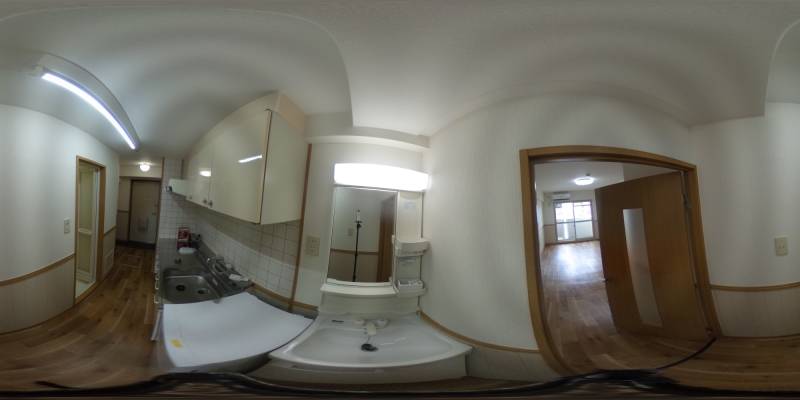 パノラマ画像洗面所