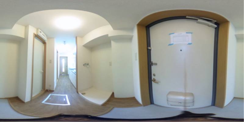 パノラマ画像玄関