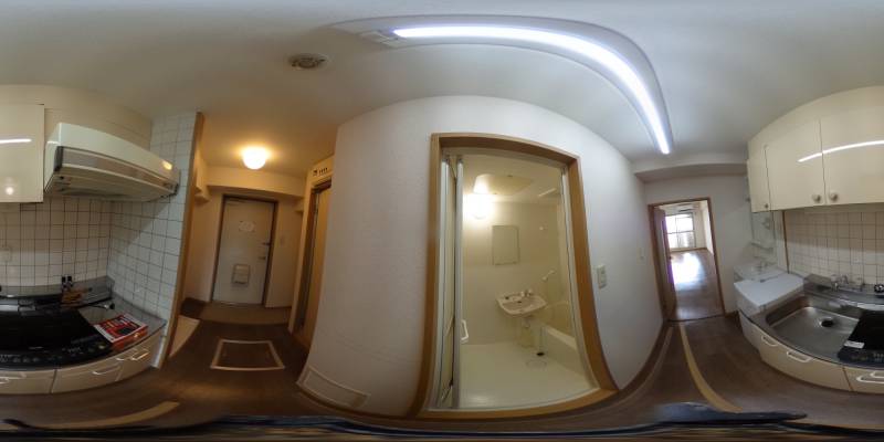 パノラマ画像キッチン