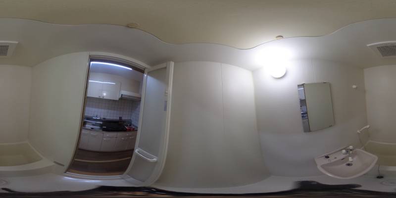 パノラマ画像バスルーム