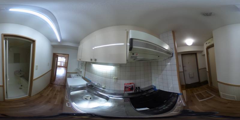 パノラマ画像キッチン