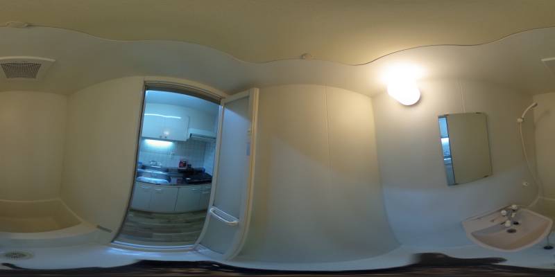 パノラマ画像バスルーム