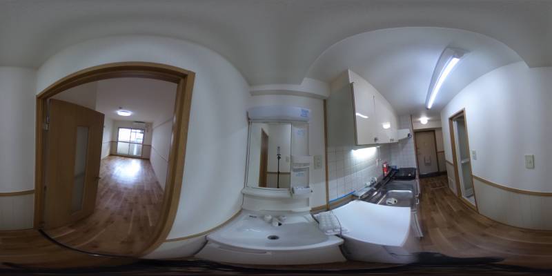 パノラマ画像洗面所