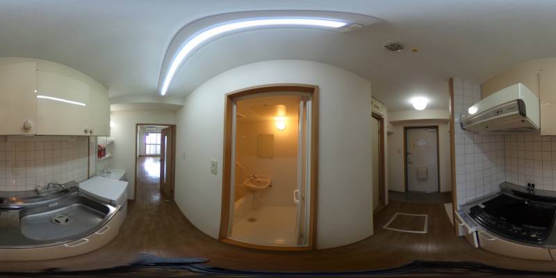 パノラマ画像キッチン