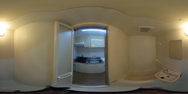 パノラマ画像バスルーム