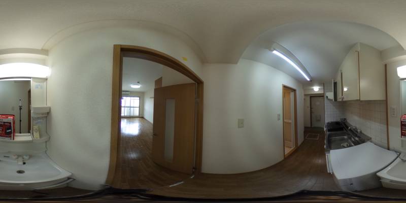 パノラマ画像洗面所