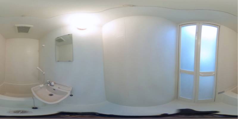 パノラマ画像バスルーム