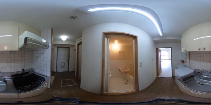 パノラマ画像キッチン