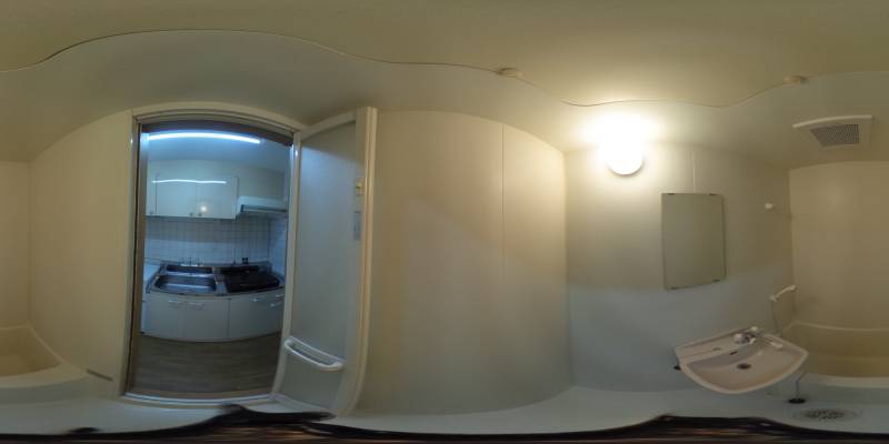 パノラマ画像バスルーム