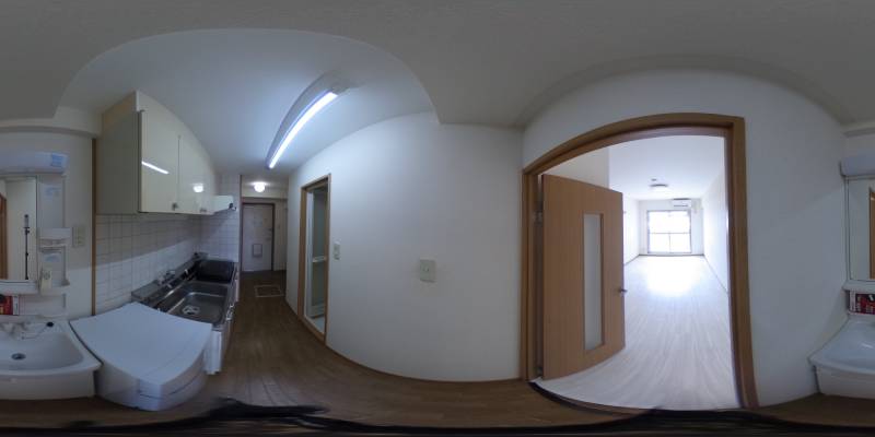 パノラマ画像洗面所