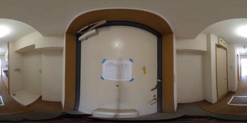 パノラマ画像玄関