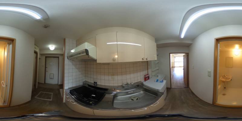 パノラマ画像キッチン