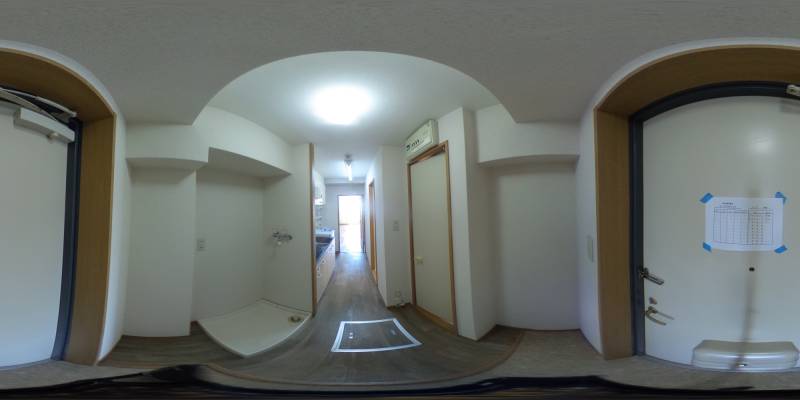 パノラマ画像玄関