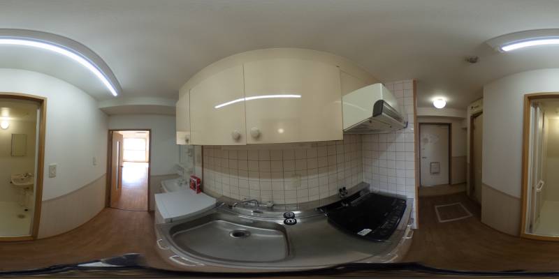 パノラマ画像キッチン