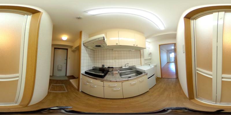 パノラマ画像キッチン