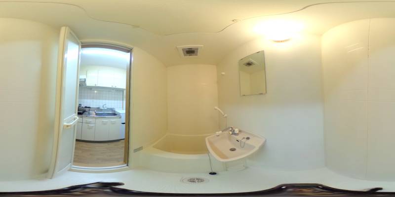 パノラマ画像バスルーム